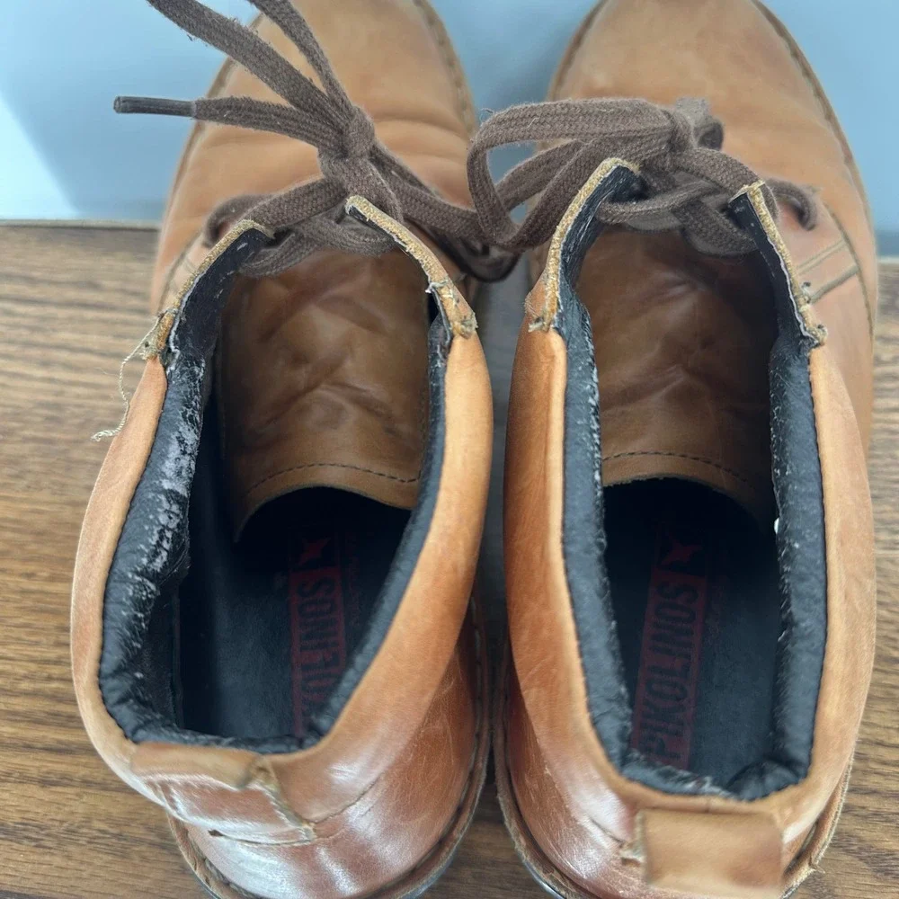 Pikolinos‎ Chile Leather Chukka Boots Tan Brown Spain 43 EU 10 US Gorpcore